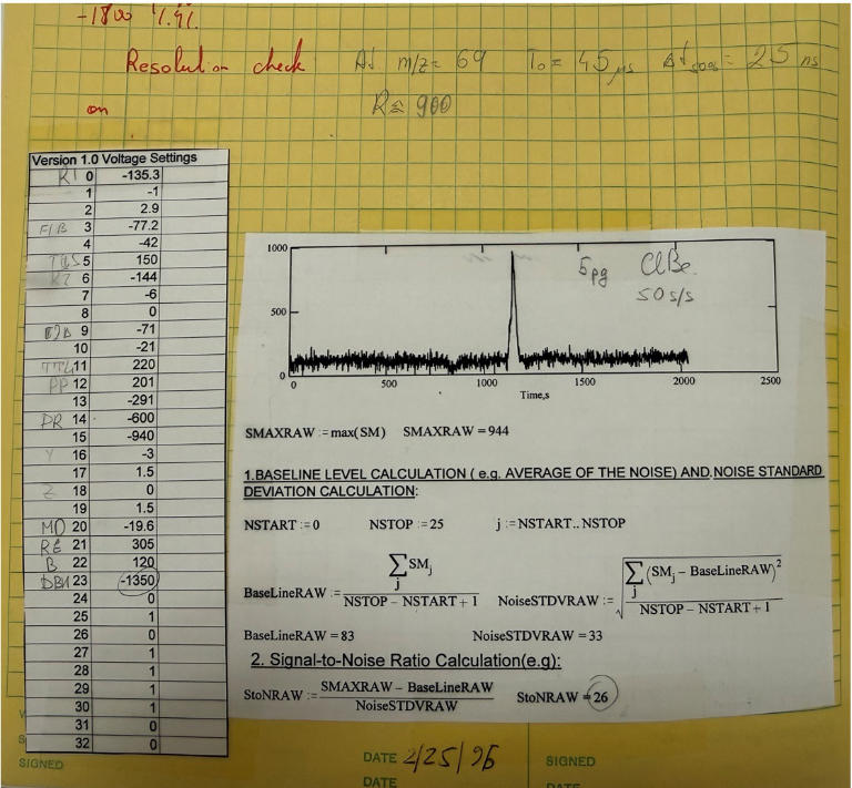 Photograph of Slava Artaev Research Notebook