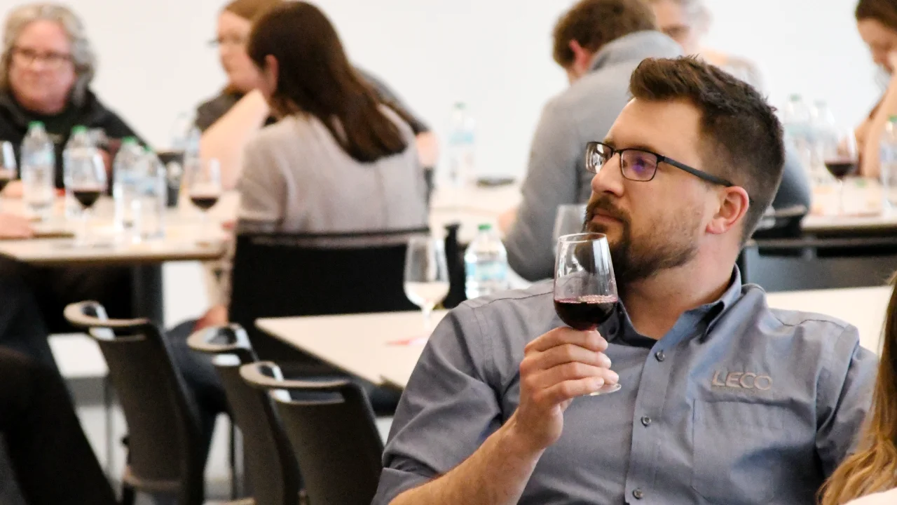 Chemistry of Wine participants during red wine sampling