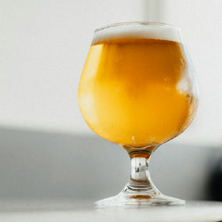 A refreshing glass of beer